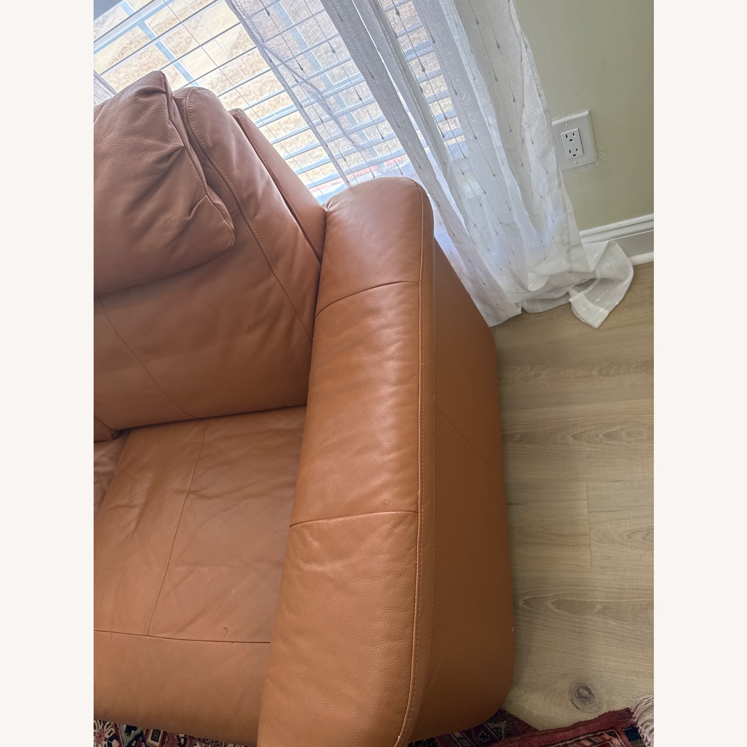 IKEA LIDHULT Leather 3 Seats Sofa  - image-12