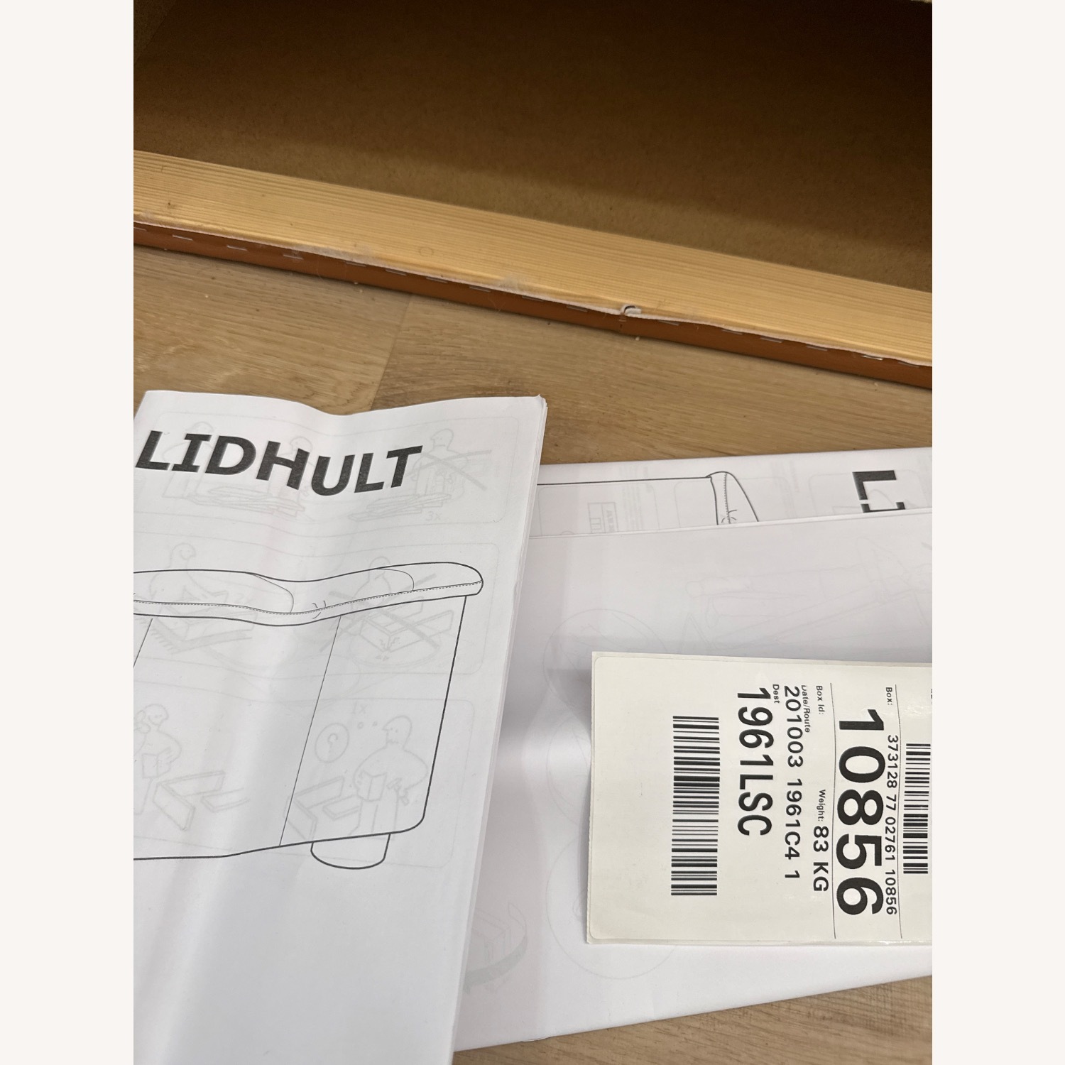 IKEA LIDHULT Leather 3 Seats Sofa  - image-17