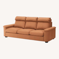 IKEA LIDHULT Leather 3 Seats Sofa 