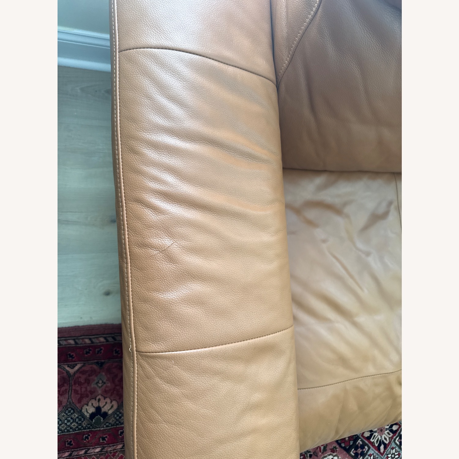 IKEA LIDHULT Leather 3 Seats Sofa  - image-3