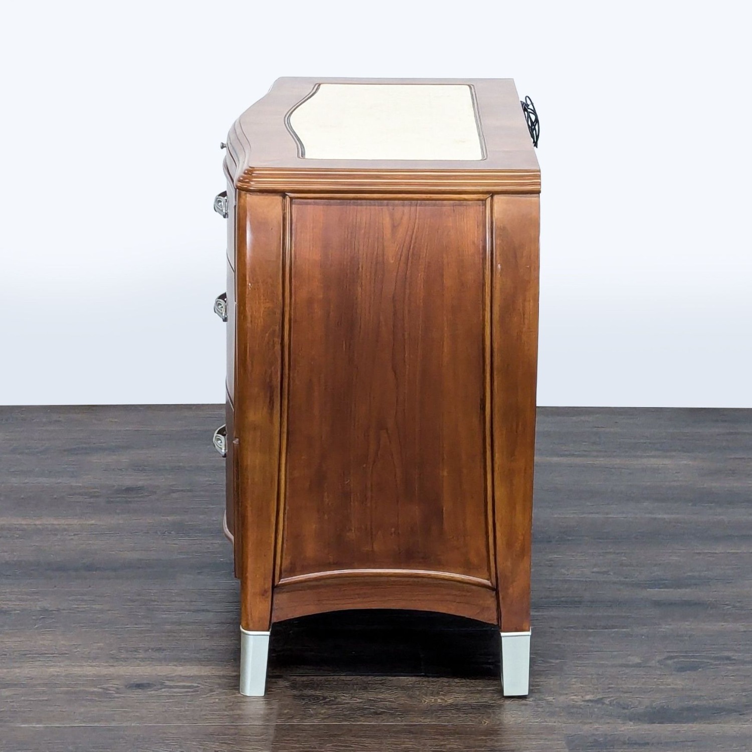Michael Amini Three Drawer Nightstand - image-7