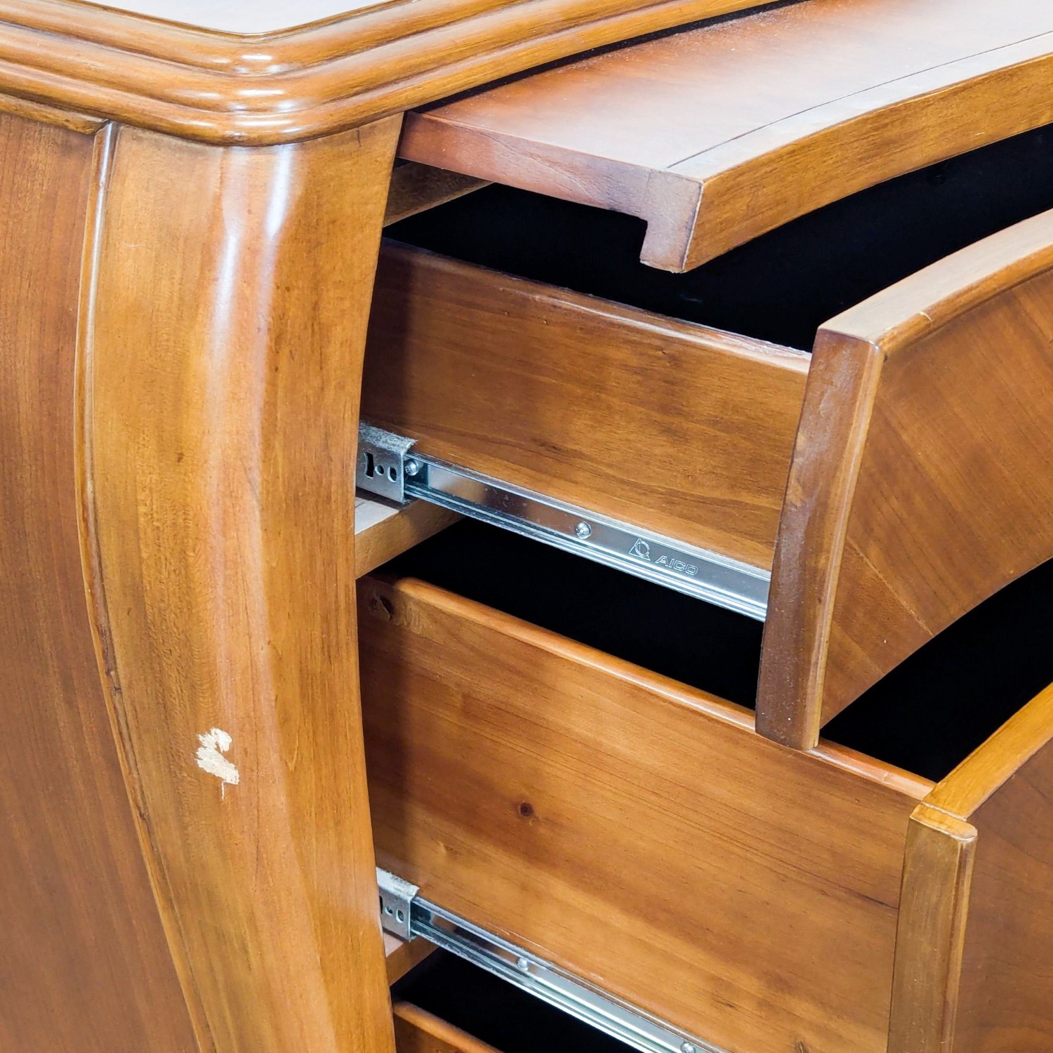 Michael Amini Three Drawer Nightstand - image-4