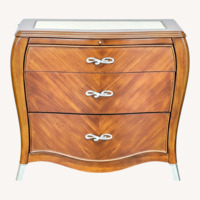 Michael Amini Three Drawer Nightstand