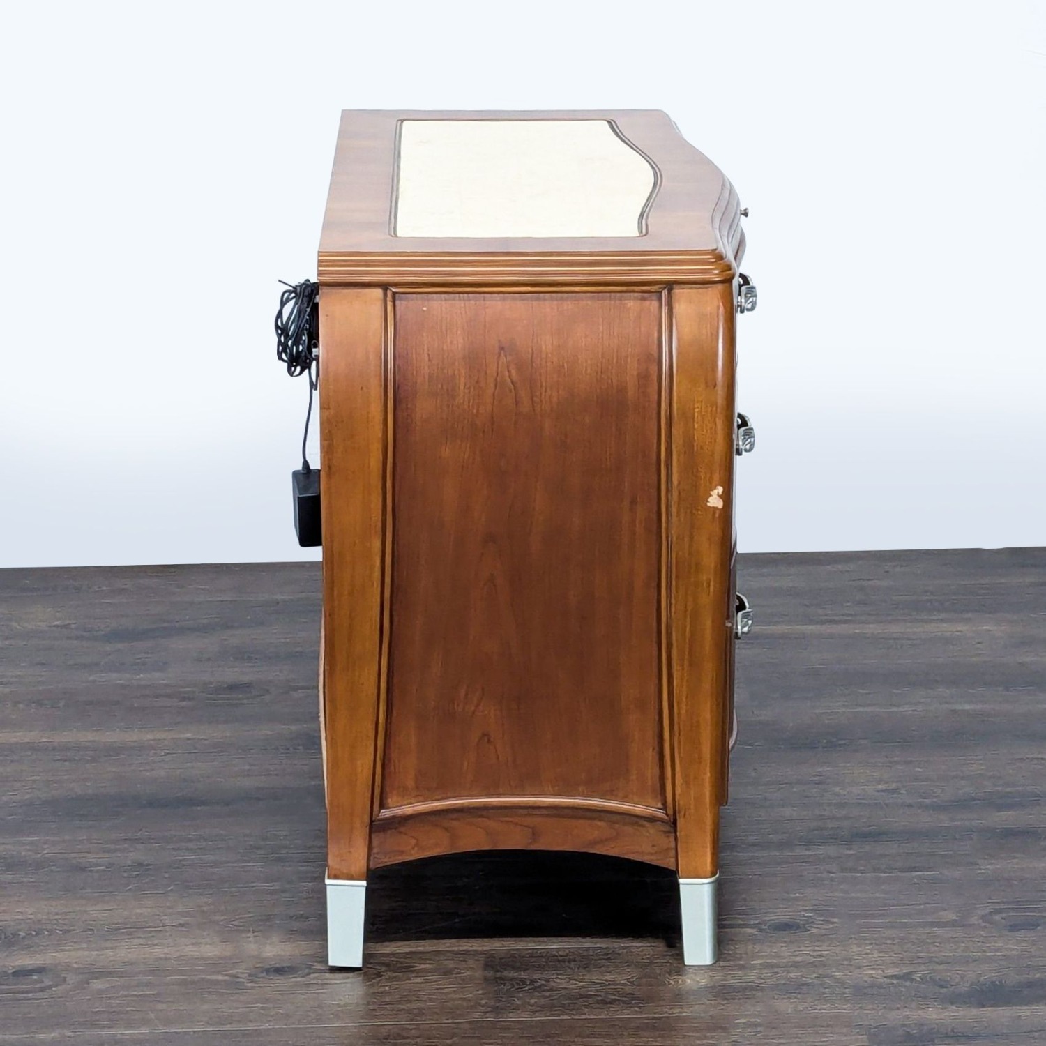 Michael Amini Three Drawer Nightstand - image-5