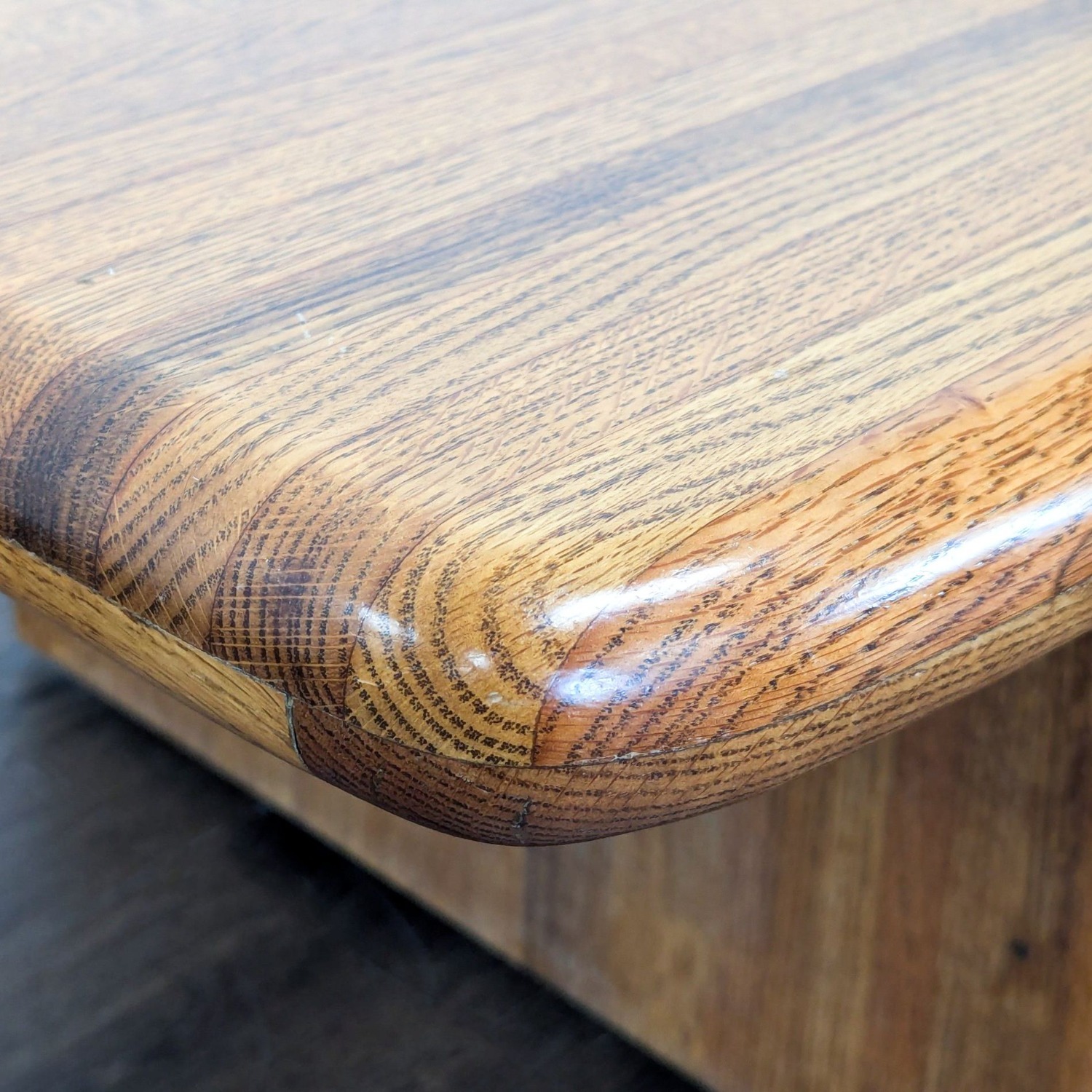 Post Modern Oak Coffee Table - image-6