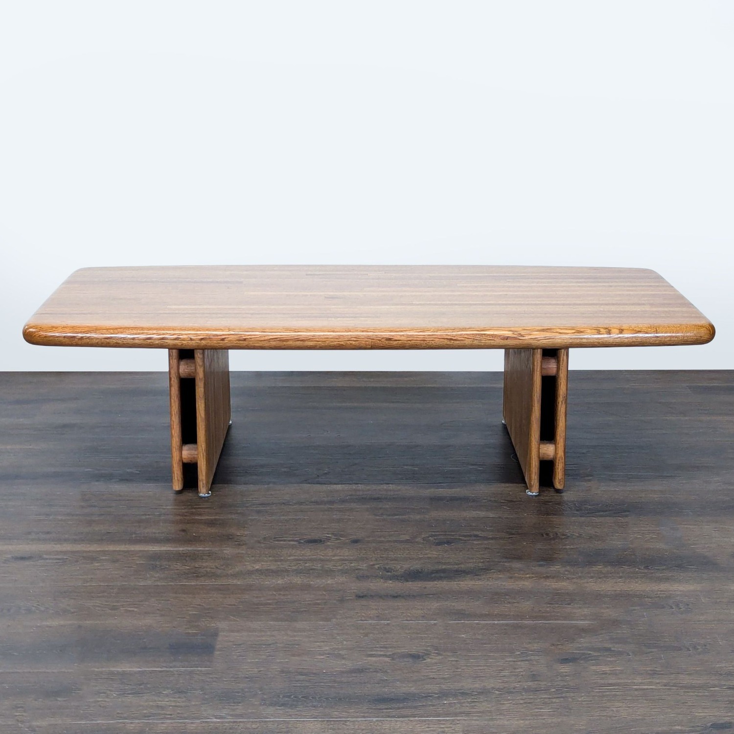Post Modern Oak Coffee Table - image-5