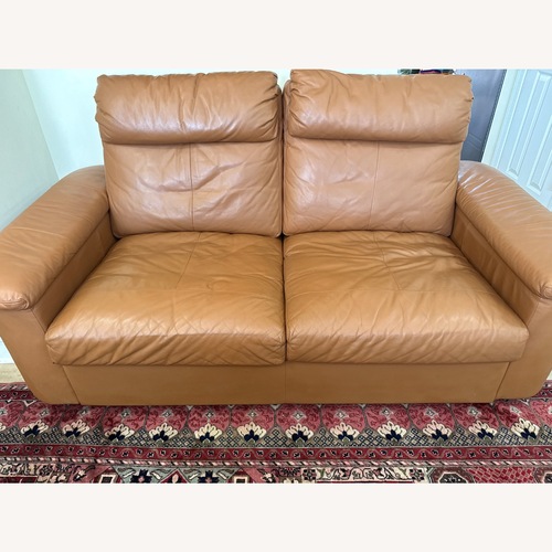 Used IKEA Lidhult Leather Sofa  for sale on AptDeco