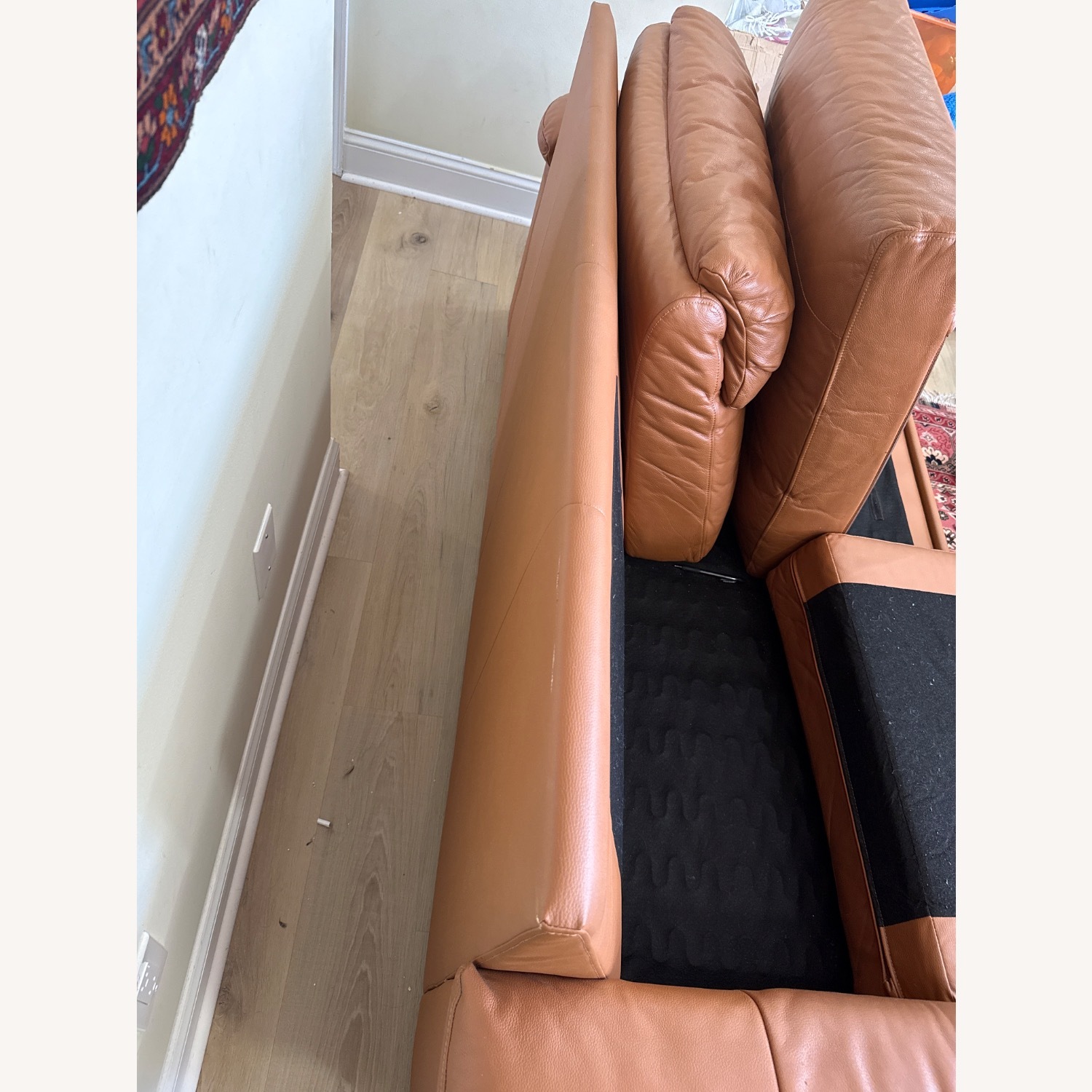 IKEA Lidhult Leather Sofa  - image-7