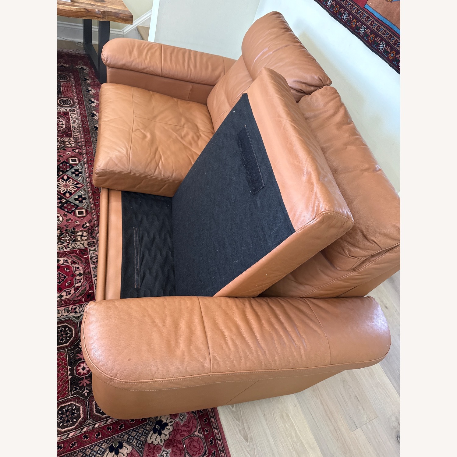 IKEA Lidhult Leather Sofa  - image-4