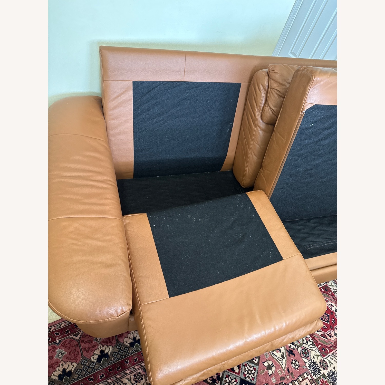IKEA Lidhult Leather Sofa  - image-6