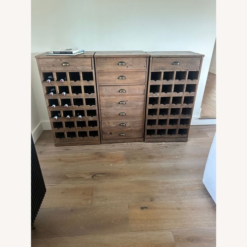 Used Pottery Barn Wallace Wine Grid Base for sale on AptDeco
