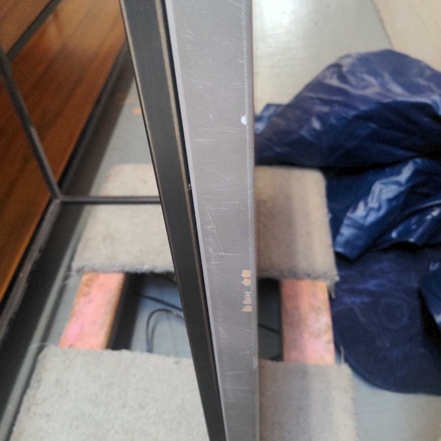 Wood Top Coffee Table on Metal Box Frame	 - image-9