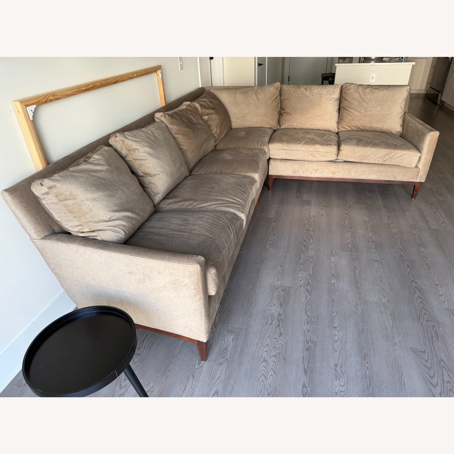 Lee Industries Light Brown 2 Piece Sectional - image-3