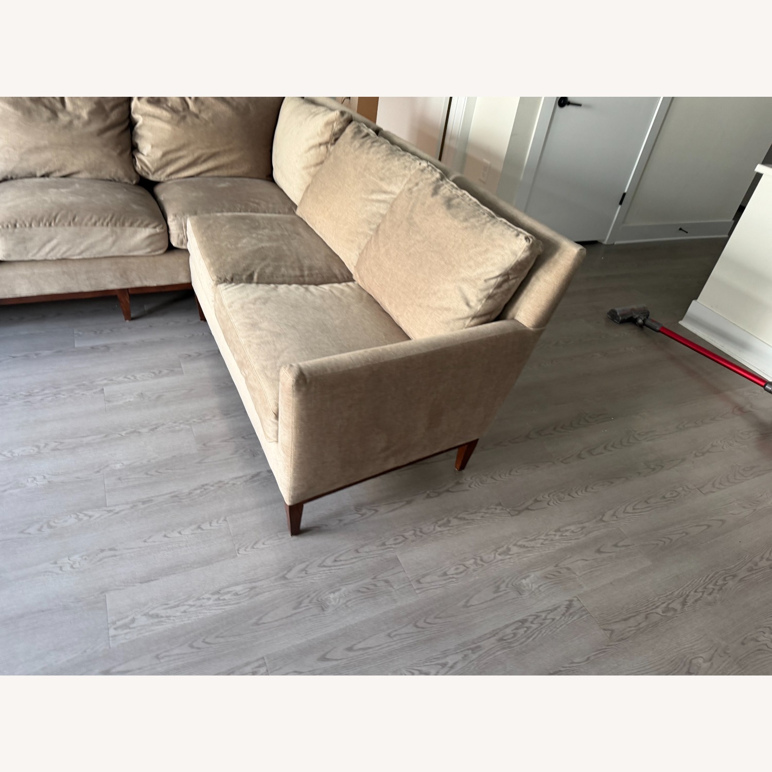 Lee Industries Light Brown 2 Piece Sectional - image-2