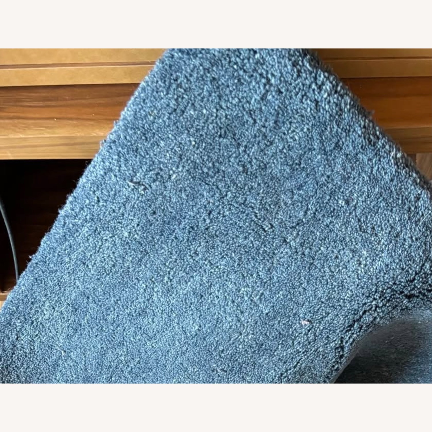 Crate & Barrel Baxter Blue Wool Area Rug 8' x 10' - image-2