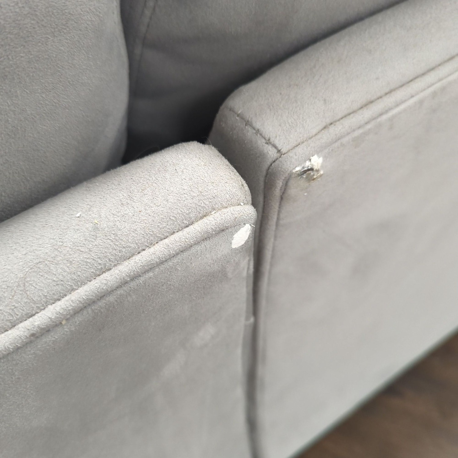 Room and Board Metro Gray Sectional Sofa - image-8