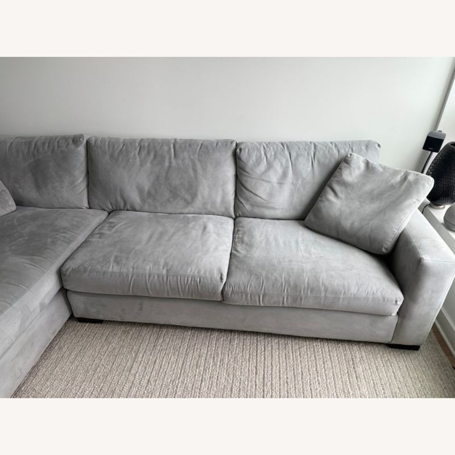 Room and Board Metro Gray Sectional Sofa - image-12