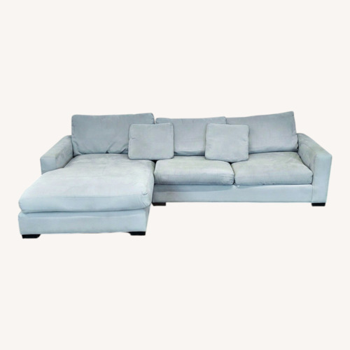 Used Room and Board Metro Gray Sectional Sofa for sale on AptDeco