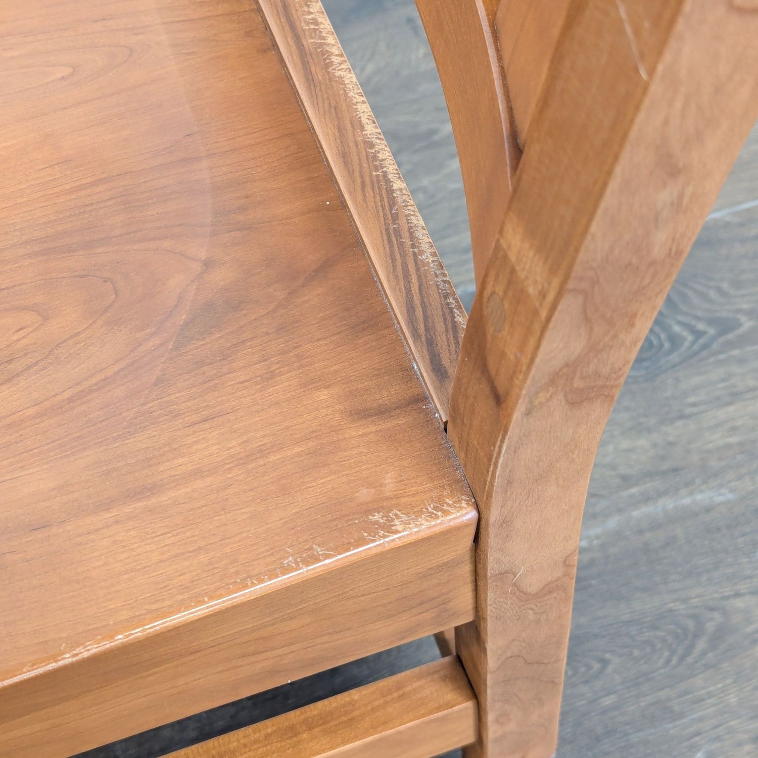 Amish Williamsburg Dining Chair in Rustic Cherry	 - image-7