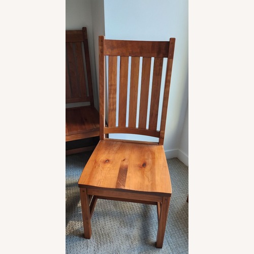 Used Amish Williamsburg Dining Chair in Rustic Cherry	 for sale on AptDeco