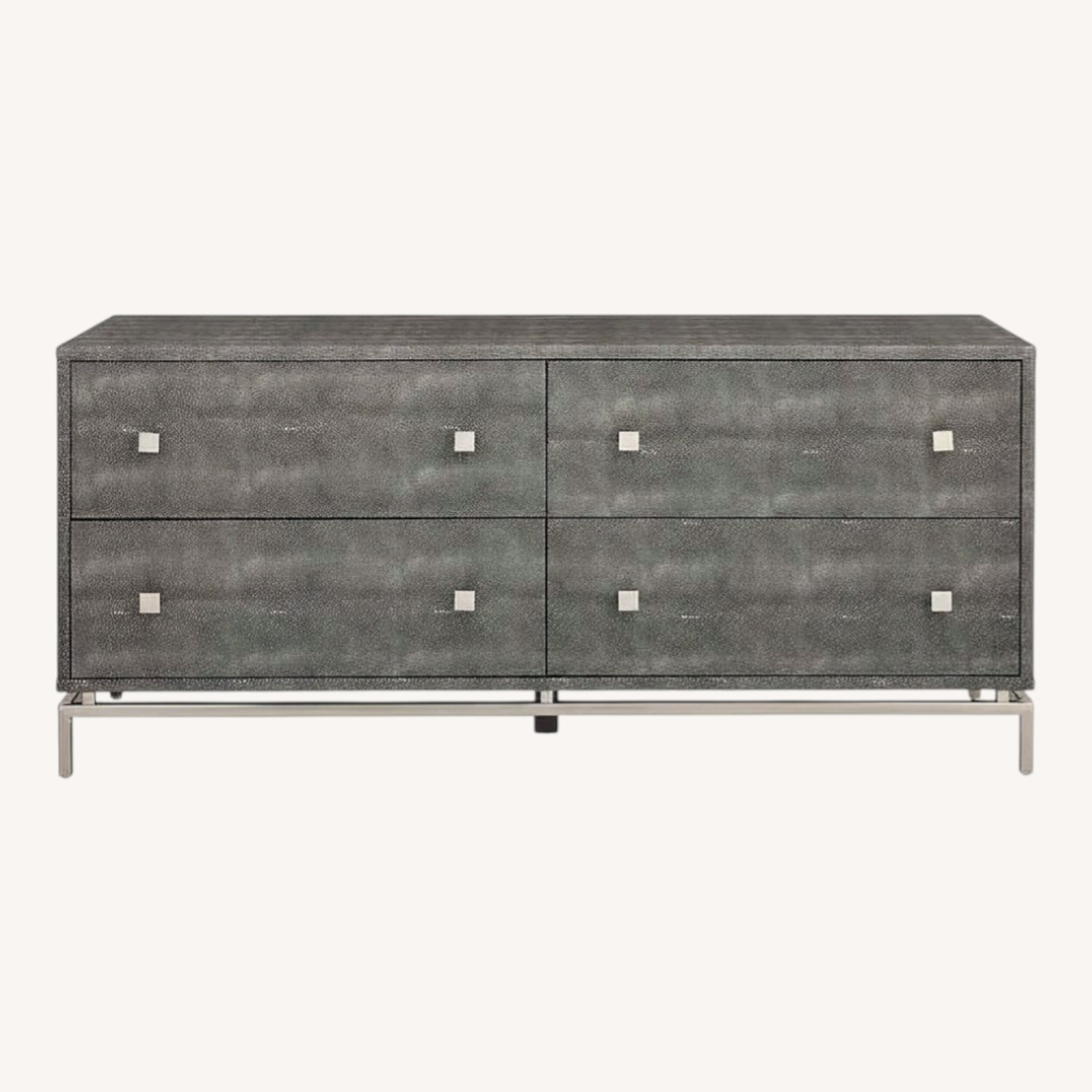 CB2 Shagreen Dark Gray Dresser - image-0