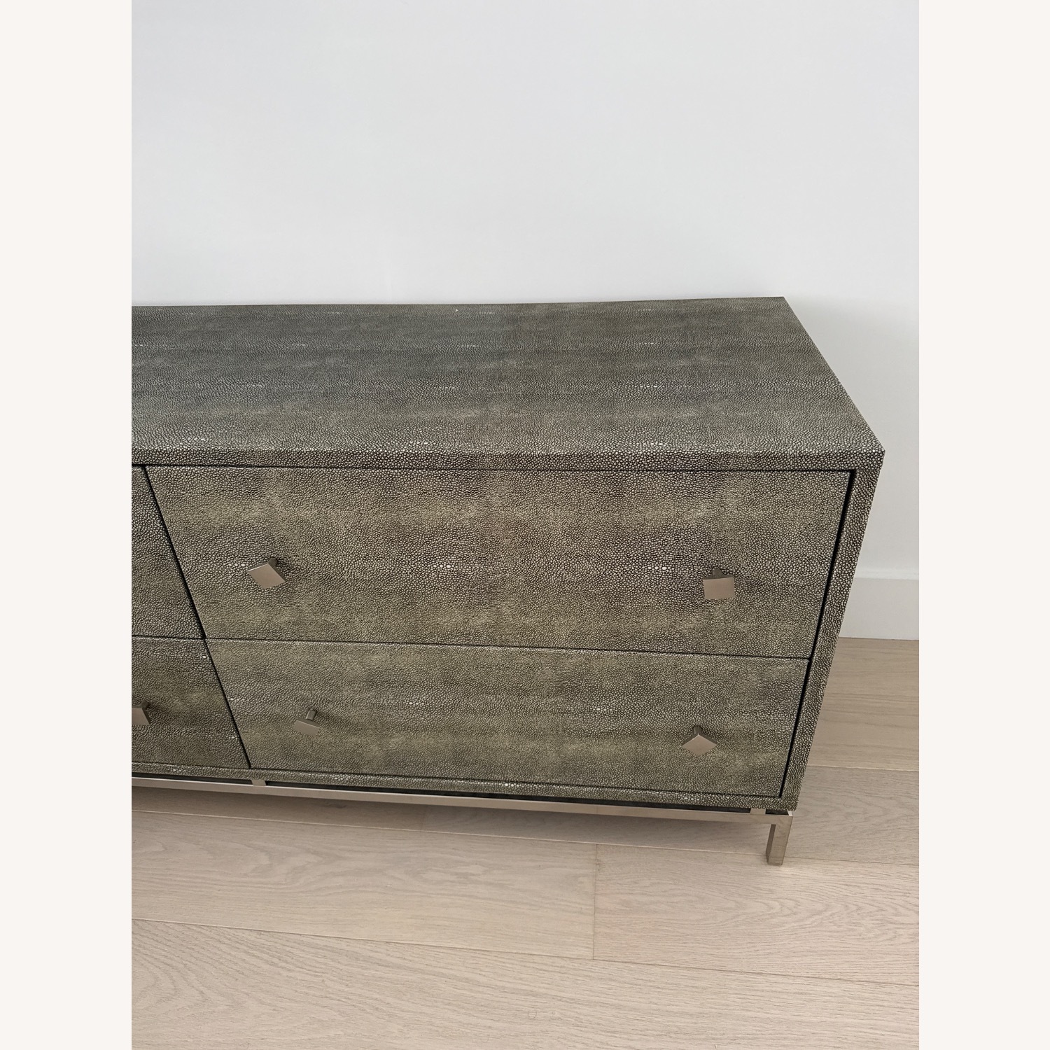 CB2 Shagreen Dark Gray Dresser - image-2
