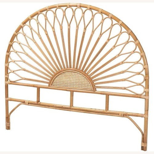 Used Bali & Pari Natural Rattan Headboard for sale on AptDeco