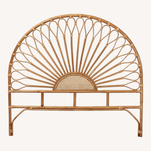 Used Bali & Pari Natural Rattan Headboard for sale on AptDeco