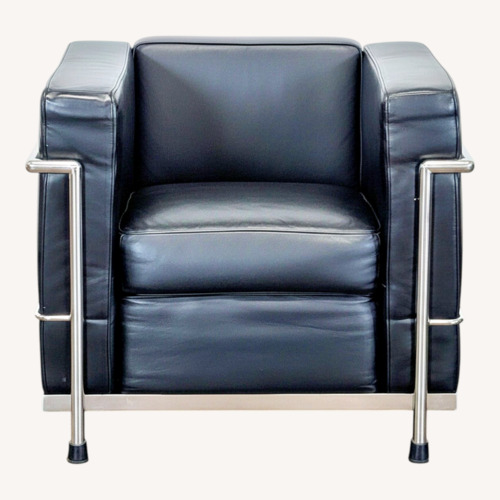 Used Design Within Reach LC2 Petit Modele Modern Black Armchair for sale on AptDeco