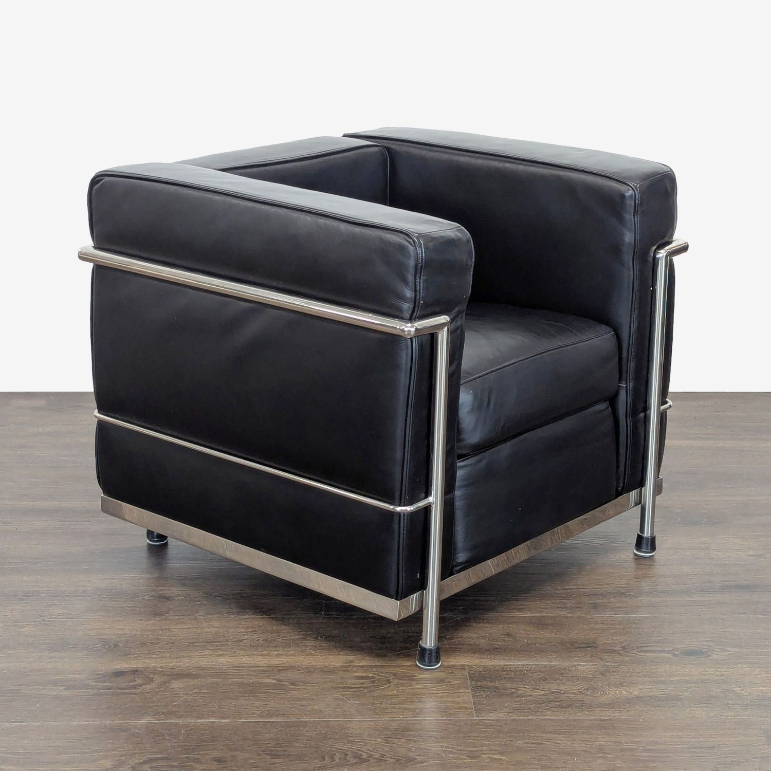 Design Within Reach LC2 Petit Modele Modern Black Armchair - image-3