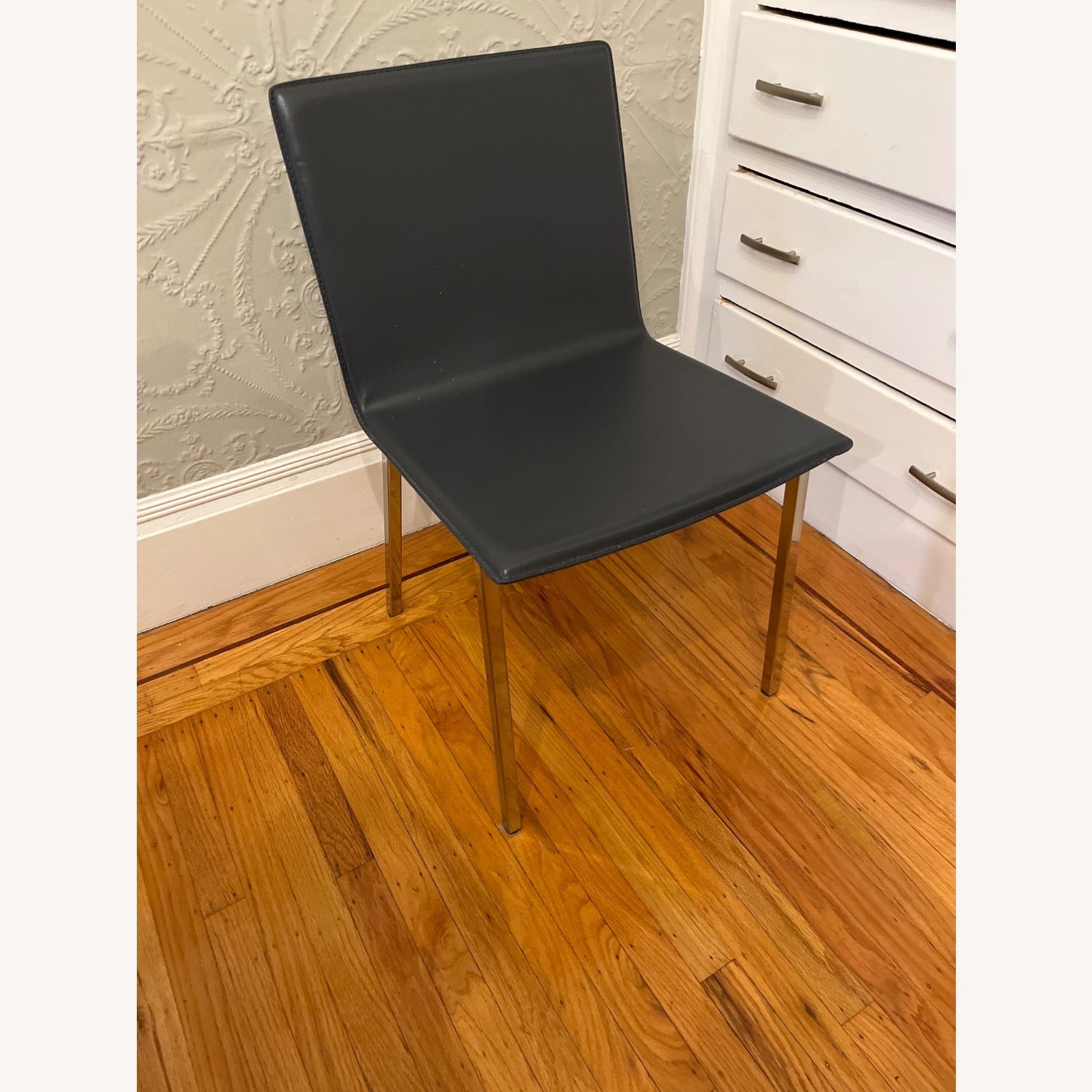 CB2 Phoenix Dark Gray Dining Chairs - image-2