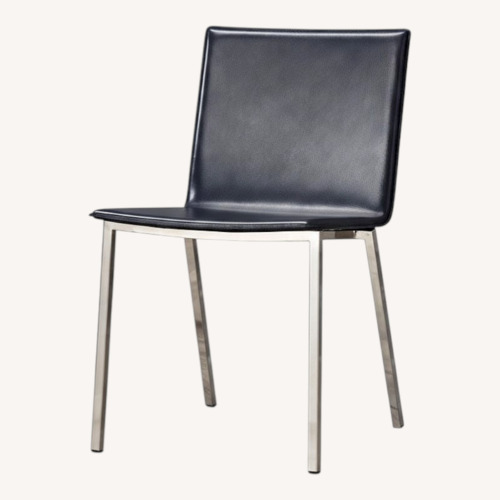 Used CB2 Phoenix Dark Gray Dining Chairs for sale on AptDeco