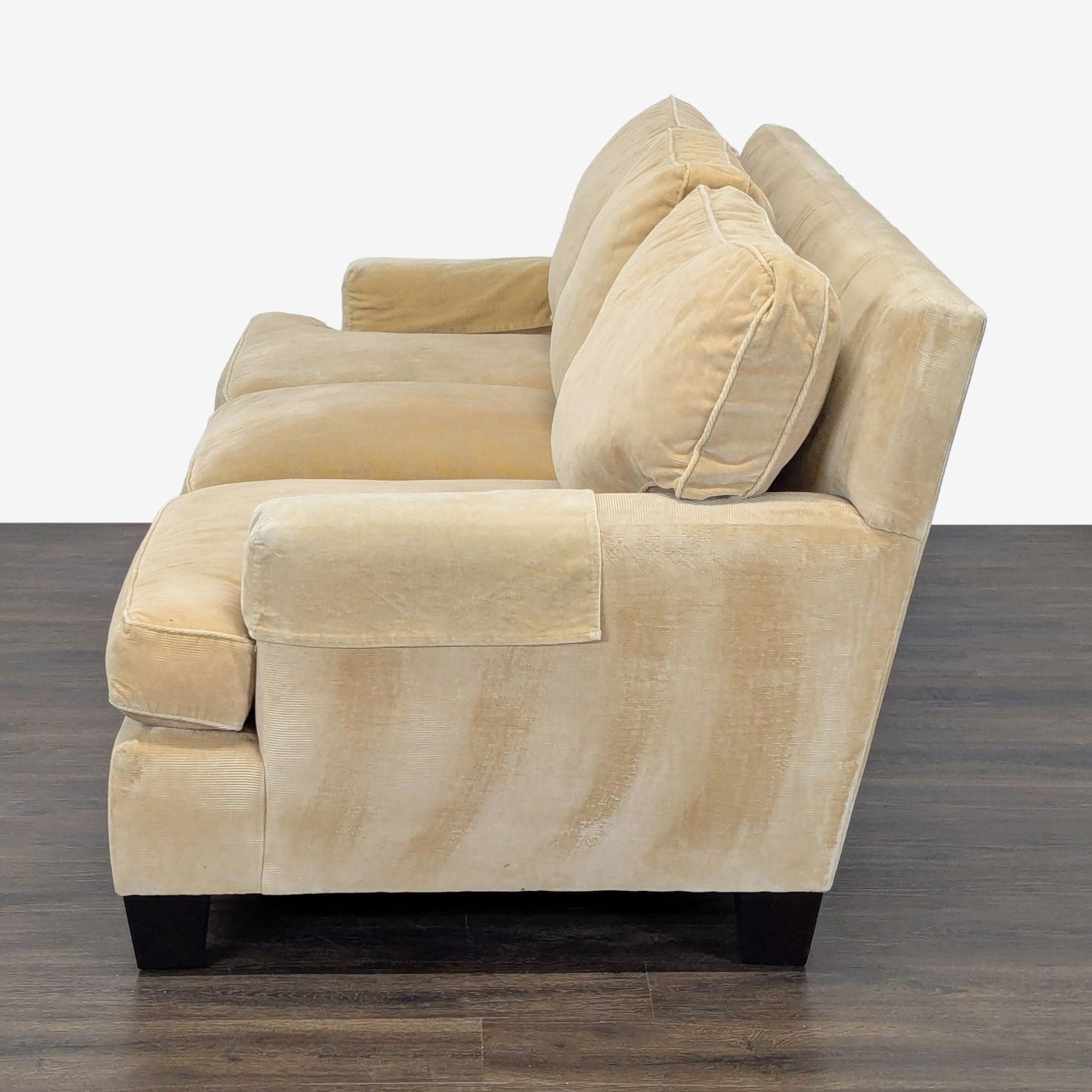 Baker 3-Seat Honey Gold Sofa - Plush Down Cushions - image-4