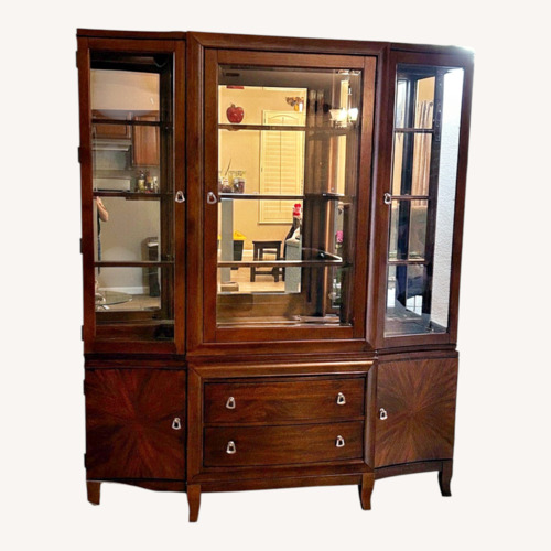 Used China Furniture & Arts Dark Brown Media Storage for sale on AptDeco