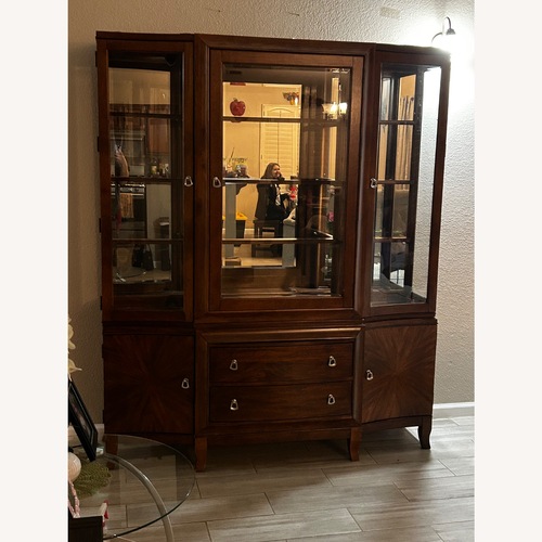 Used China Furniture & Arts Dark Brown Media Storage for sale on AptDeco