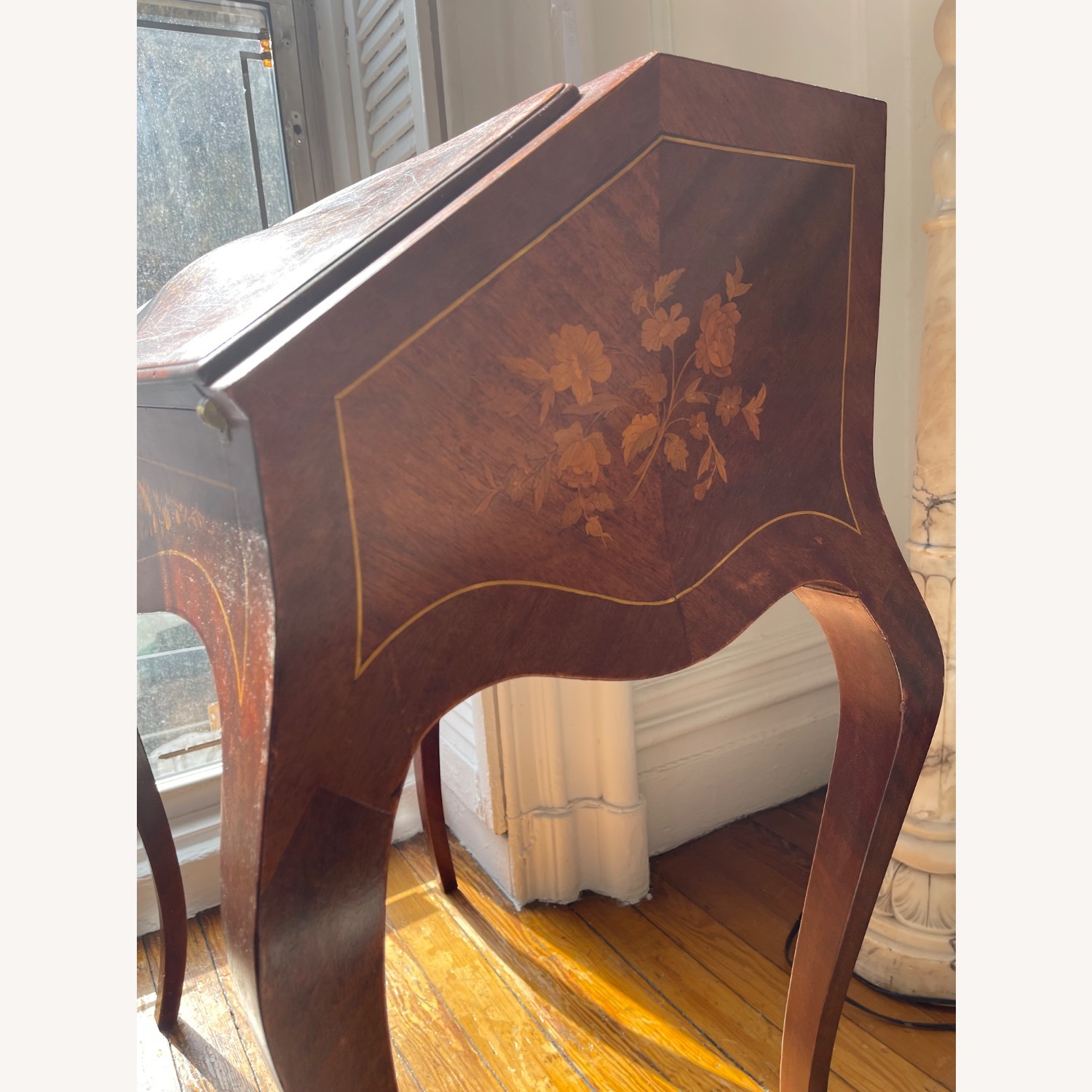 Vintage/Antique Desk in Floral Design  - image-8
