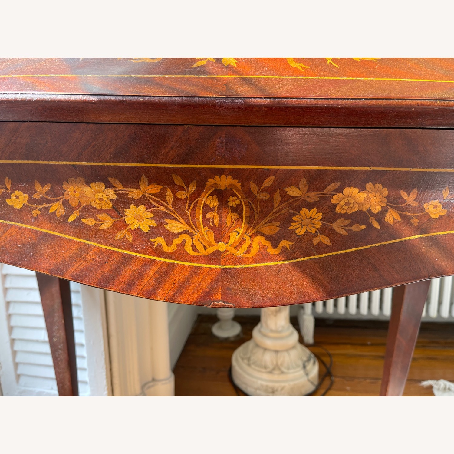 Vintage/Antique Desk in Floral Design  - image-7