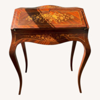 Vintage/Antique Desk in Floral Design