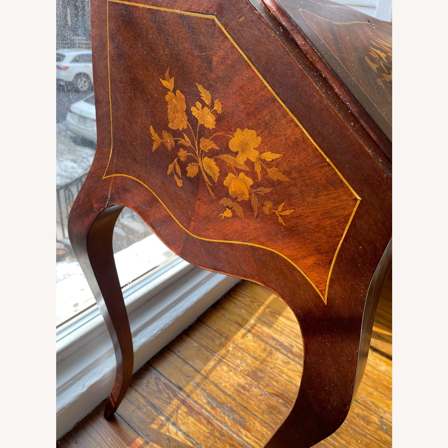 Vintage/Antique Desk in Floral Design  - image-9