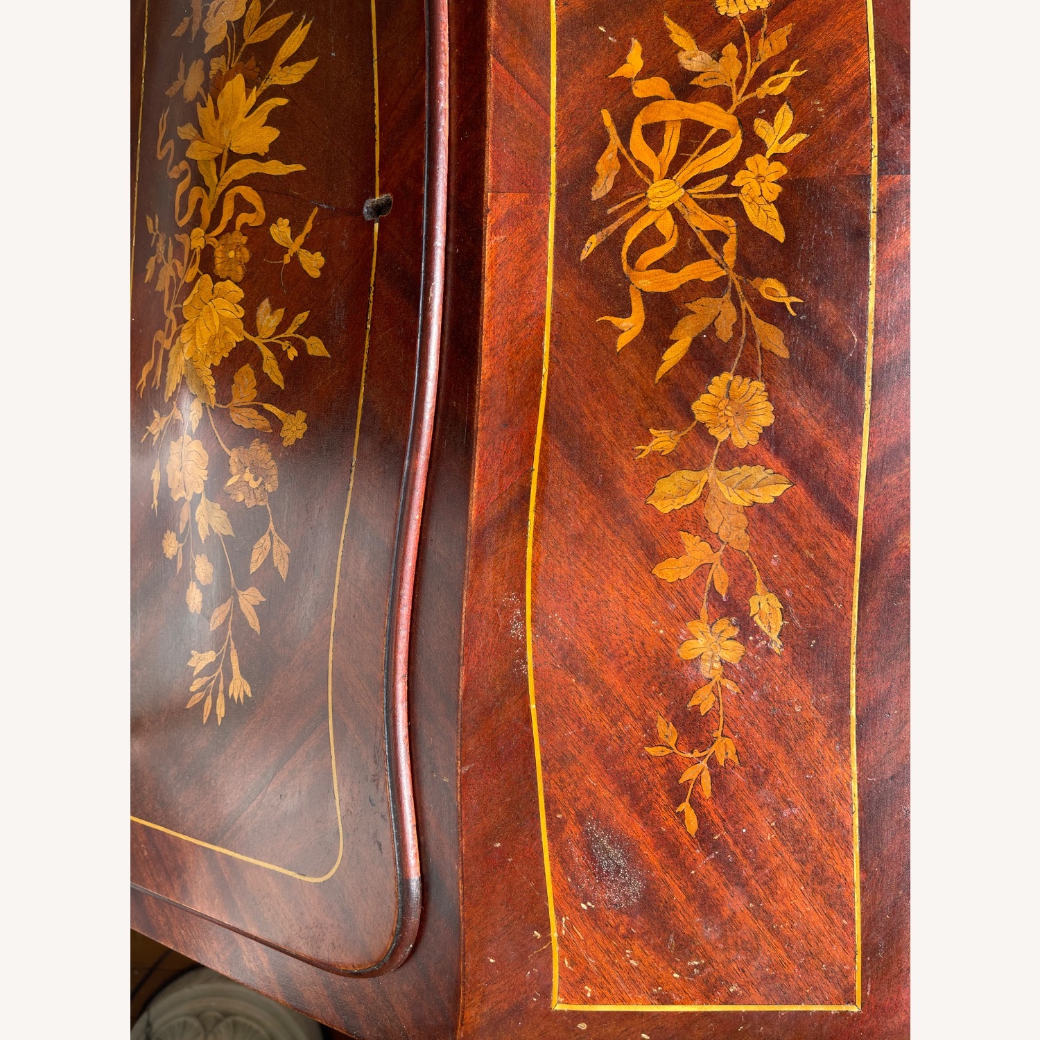 Vintage/Antique Desk in Floral Design  - image-3