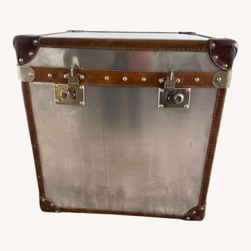 Used Vintage/Antique Silver Metal Chest for sale on AptDeco