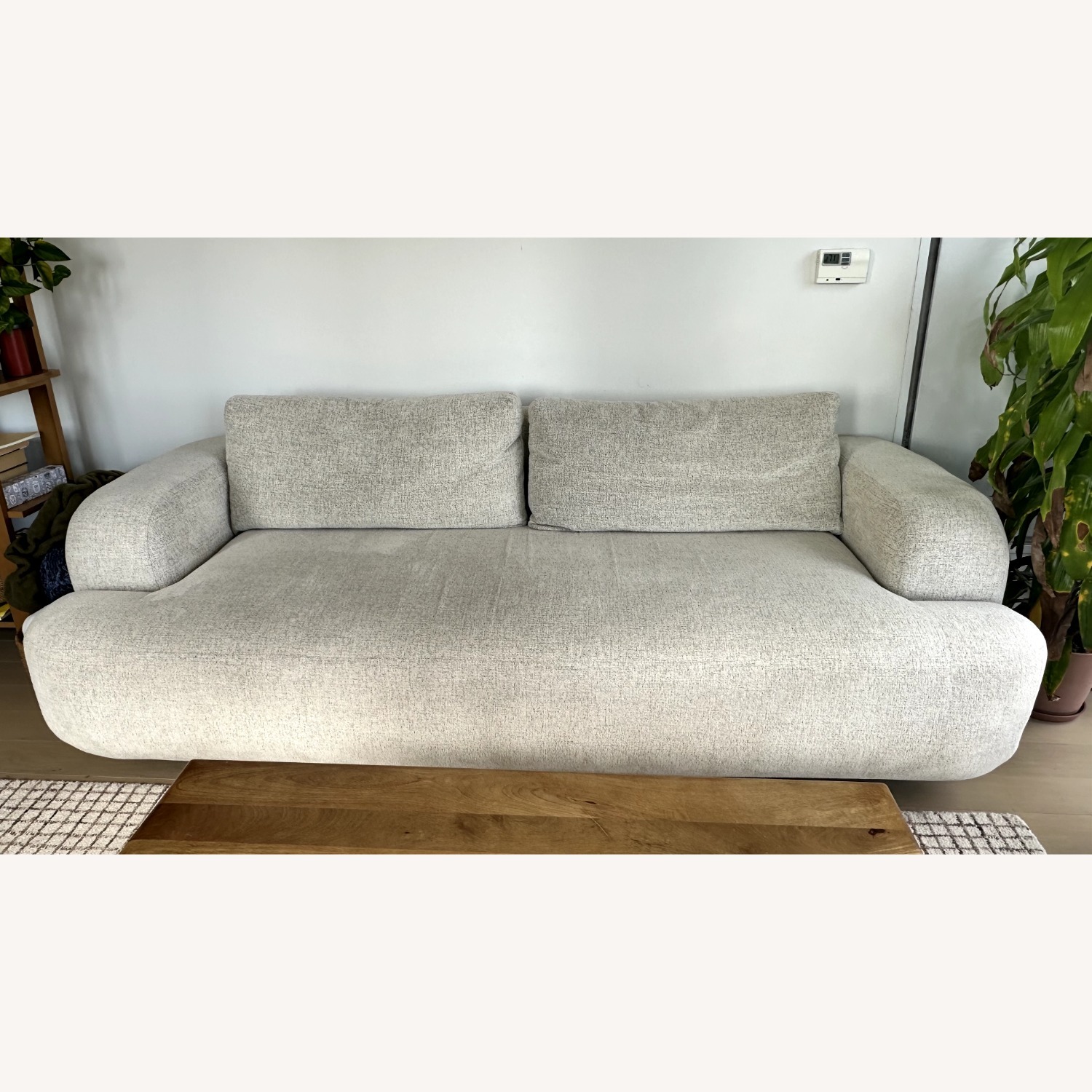 Create Comfort Benito Natural Fabric 3+ Seater Sofa - image-3