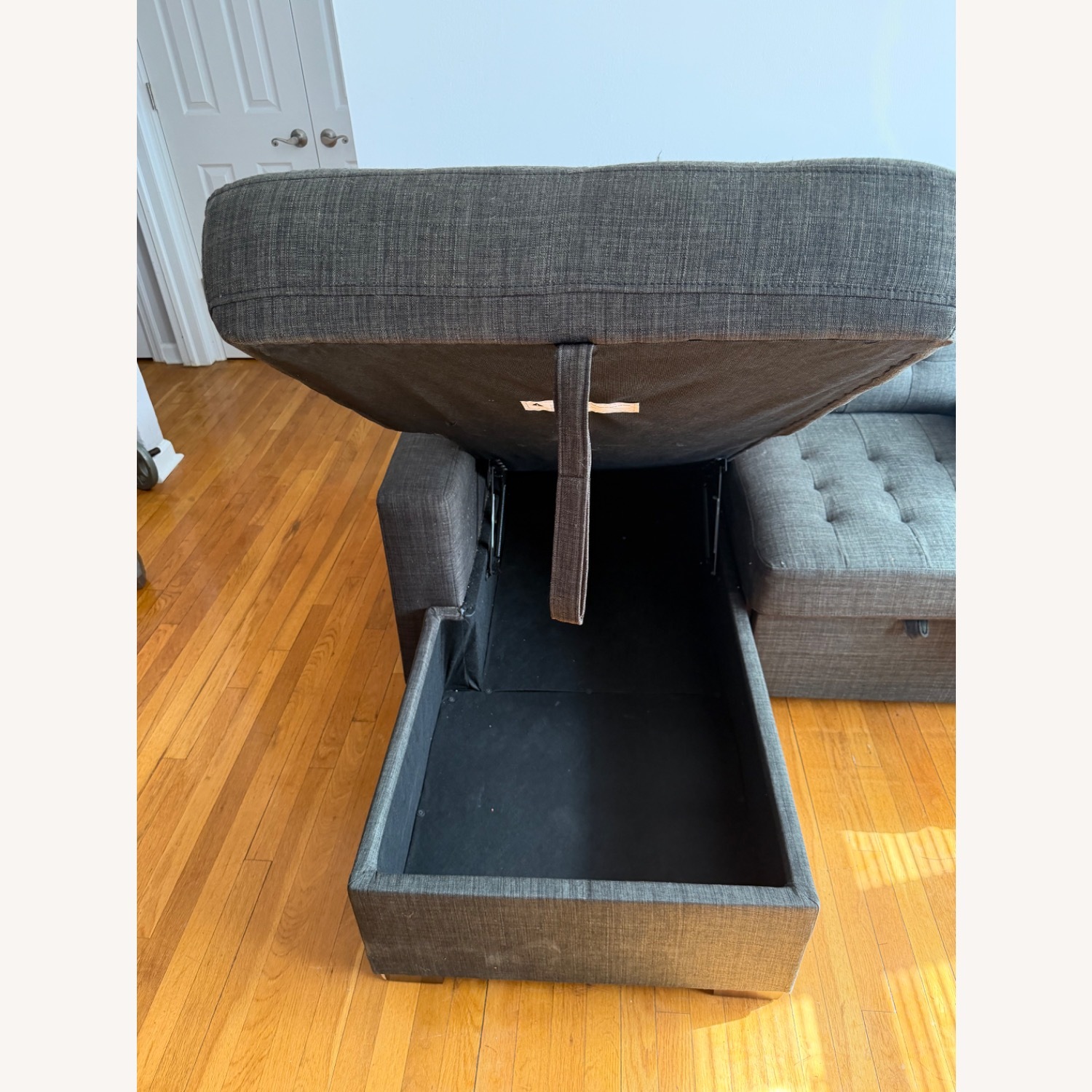 Dark Gray 2 Piece Sectional - image-3