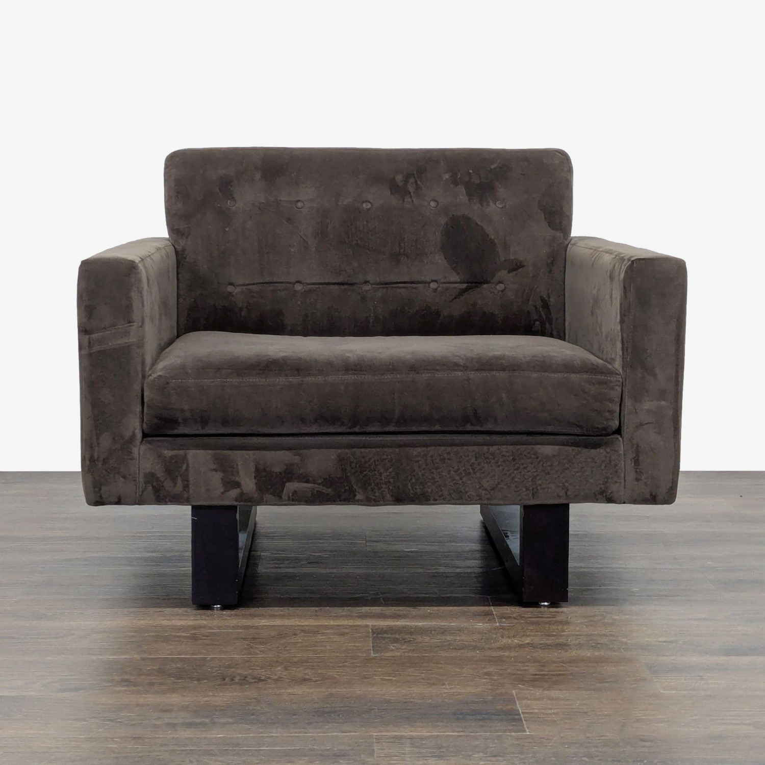 Room & Board Wells Modern Brown Lounge Chair - image-1