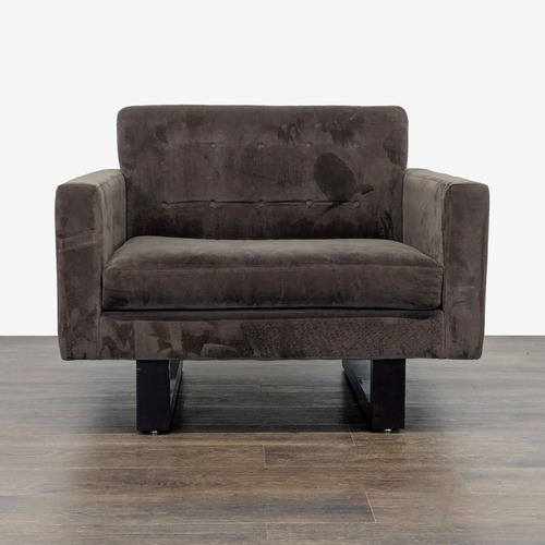 Used Room & Board Wells Modern Brown Lounge Chair for sale on AptDeco