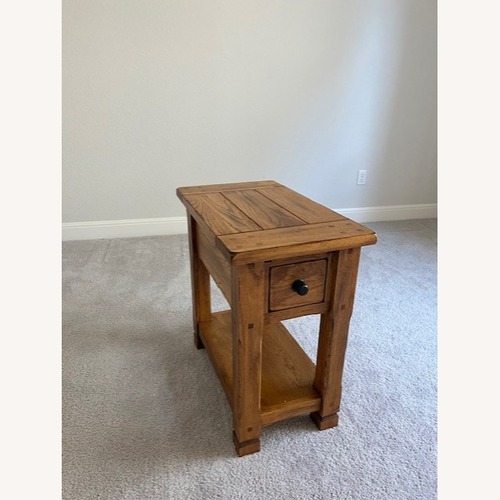 Used Light Brown Side Table for sale on AptDeco