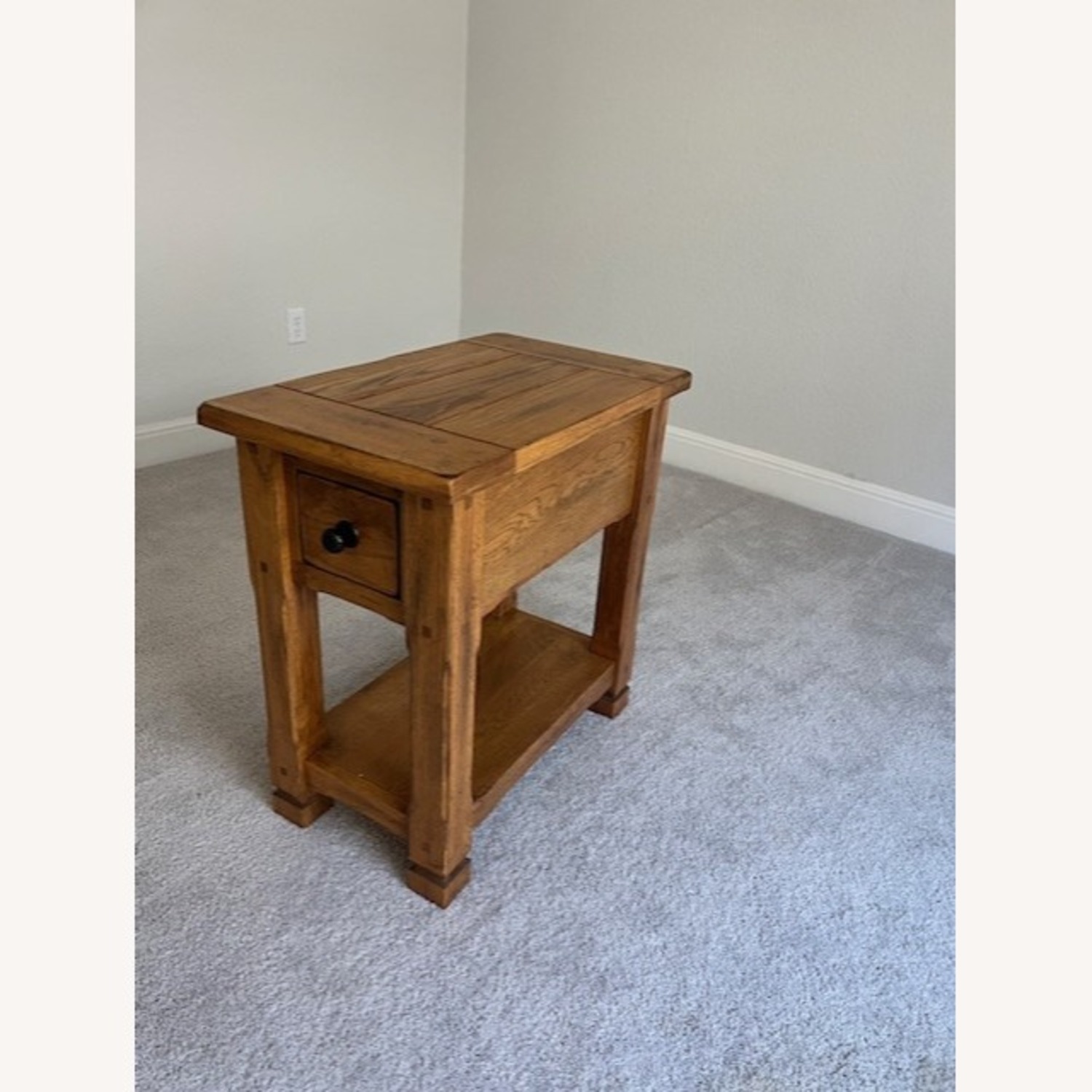 Light Brown Side Table - image-2