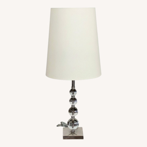 Used Ikea Modern Table Lamp with Clear Glass Ball Base for sale on AptDeco