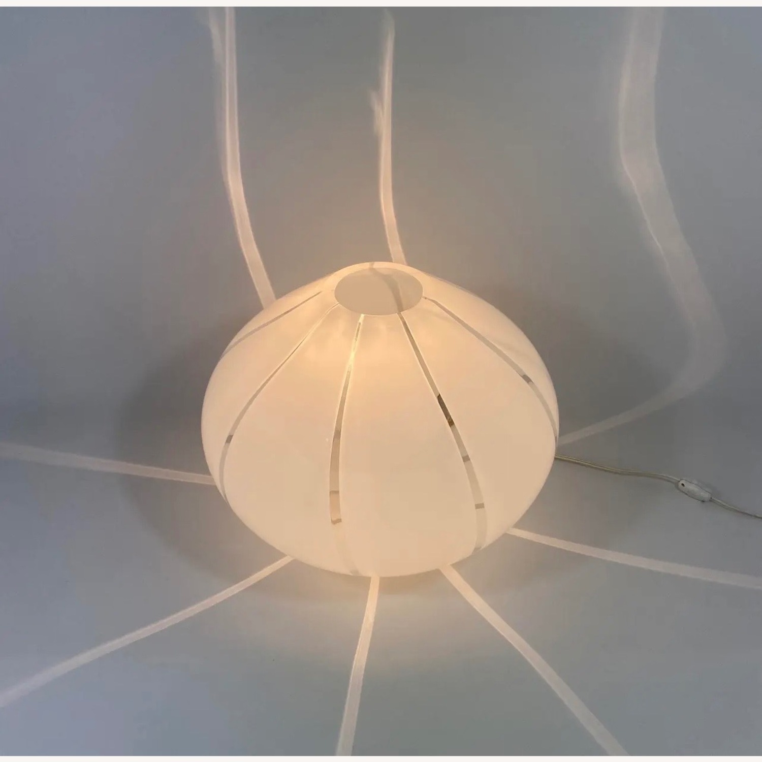 Venini Murano Glass White Glass Table Lamp - image-2
