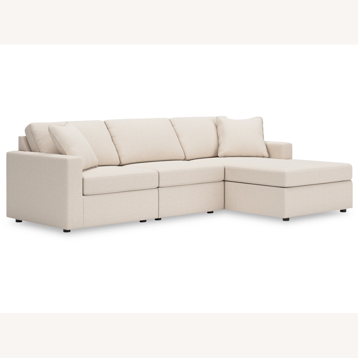 Ashley Furniture 3 Piece Modular W Chaise - image-8